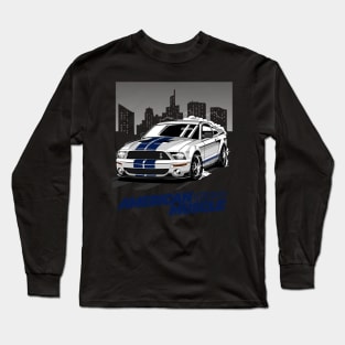 Shelby Cobra GT 500 White Long Sleeve T-Shirt